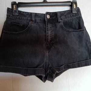 PacSun Black Jean Shorts